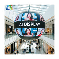 Écran LED sphérique géant P2 P2.5 intérieur/extérieur, globe vidéo à 360 degrés, résolution 4K/8K, étanche IP66 pour