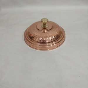 Copper Hammered Eco-Friendly Drink Dispenser with Lid Modern Style Large Capacity for Home Wedding Use - Product Image 3