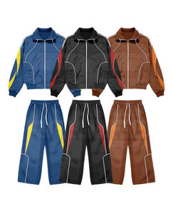 Survêtement 100% nylon 2 pièces, pantalon et veste à capuche, logo DTF, lignes réfléchissantes en mesh à l'intérieur, coupe-vent - Product Image 5