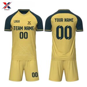 เสื้อฟุตบอล 7V7 สำหรับผู้ชายรุ่นใหม่ น้ำหนักเบา ระบายอากาศได้ดี พิมพ์ลายแบบ Heat-Transfer คอวี แขนสั้น คุณภาพสูง สามารถสั่งทำชื่อผู้เล่นได้ - Product Image 6