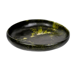 Nuevo Modelo de Plato para Servir de Resina Pulida Hecha a Mano, Apto para Lavavajillas, Ecológico, Personalizable, Diseño Europeo Moderno para el Hogar - Product Image 1