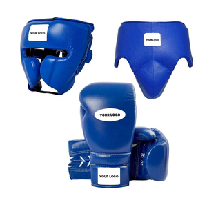 Ensemble d'entraînement de boxe et de kickboxing professionnel personnalisé de haute qualité en cuir véritable pour la compétition et le sparring - Product Image 4