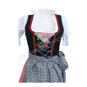 Disfraz de Carnaval Oktoberfest de Alta Calidad para Hombre, Vestido Bávaro de Camarera de Cerveza Alemana, Dirndl de Algodón, Corte Holgado, Cosplay - Product Image 2