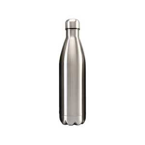Glossy Tapered Stainless Steel Water Bottle Vacuum <b>Insulated</b> Double Wall Thermal <b>Flask</b> Sports Travel Drinkware Minimalist Design - Product Image 1