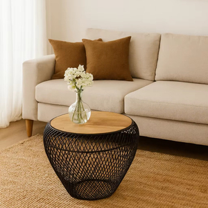 <b>Solid</b> <b>Wood</b> Carved Coffee Table with Sliding Doors Vintage Style Living Room Table Customizable Design Custom Shape Living Room - Product Image 1