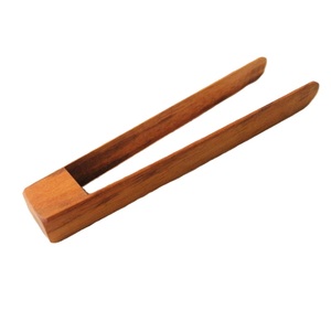 Pinces à pain et salade en bois de qualité supérieure, produit très demandé pour restaurants, pinces artisanales en bois avec logo personnalisé - Product Image 4
