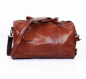 Crocodile Leather Weekender Duffle <b>Bag</b> Adjustable Strap Zipper Closure Large Capacity Unisex Travel 36–55L - Product Image 5