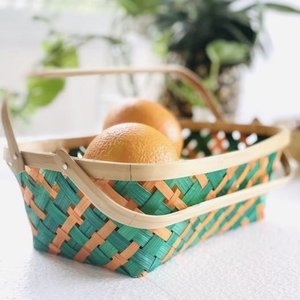 Hot Selling Bamboo <b>Hamper</b> <b>Baskets</b> for Christmas Holiday Natural <b>Gift</b> <b>Basket</b> With Custom logo - Product Image 3