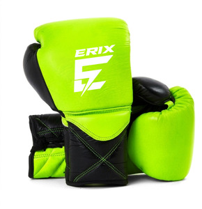 Guantes de Boxeo de Cuero Personalizados de Alta Calidad con Protección UV y Cierre de Gancho y Bucle para Kickboxing, Muay Thai, Entrenamiento de Artes Marciales - Product Image 4