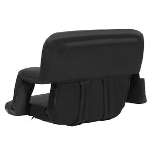 Sedia da Stadio Reclinabile Portatile con Ampia Seduta Imbottita Pieghevole e Ottimo Supporto per la Schiena - Product Image 1