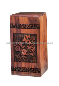 Urnes funéraires en bois pour cendres humaines, vente en gros, tailles personnalisées, fournitures funéraires - Product Image 4