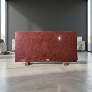 Elegant Classic Red Granite Natural <b>Stone</b> Slab High Gloss Polished Surface for Kitchen Countertops Flooring and Wall Cladding - Product Image 3
