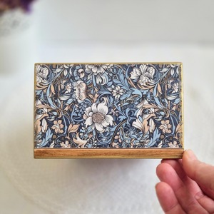 Caja de pañuelos de madera con estampado de cristal, caja de pañuelos espiritual de madera con estampado para almacenamiento de piedras curativas, estuche mayorista - Product Image 5