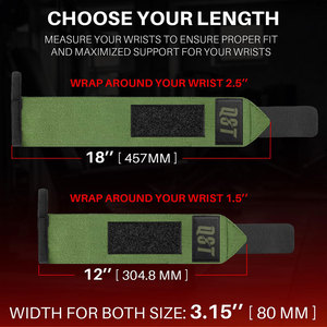 Professional Quality Heavy Duty <b>Wrist</b> <b>Support</b> <b>Thumb</b> Loop Weightlifting <b>Wrist</b> Wraps Polyester Cotton Non-Slip Elastic Closure - Product Image 6