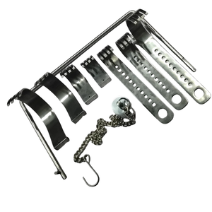 Juego completo de retractores Charnley para incisión inicial, 9 piezas, kit de cirugía ortopédica para reemplazo de cadera, acero inoxidable premium, Pakistán - Product Image 1