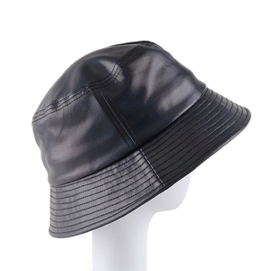 Factory Custom White Black Knit Bucket <b>Hat</b> Print All Sports & Daily Use Cycling Cap Embroidered - Product Image 3