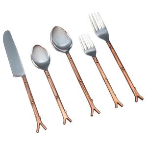 Metal <b>Flatware</b> Set Made From Stainless Steel With Forks Spoons Knives For Hotel Restaurant Catering Home Use - Product Image 2