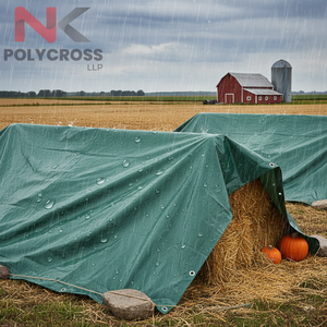 Bâche de protection industrielle contre la pluie, bâche de protection imperméable stabilisée aux UV pour les chantiers de construction et le stockage de matériaux - Product Image 5