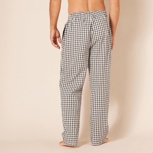 <b>Men's</b> Winter Casual Straight-Fit Woven <b>Pajama</b> Pant Set XL Size 100% Cotton Breathable Satin <b>Flannel</b> Fabric Sleepwear - Product Image 2