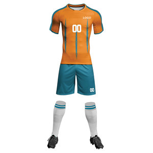 เสื้อฟุตบอลพร้อมส่ง ราคาดี มีโลโก้ หมายเลข ชื่อทีม รับผลิตตามแบบ (OEM) ชุดฟุตบอลสำหรับทีมแข่งขัน คลับ ผู้ชาย และเด็ก มีไซส์สำหรับผู้ชาย - Product Image 2