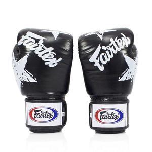 Gants de boxe Fairtex neufs, ajustables, en cuir véritable, respirants, pour l'entraînement professionnel. - Product Image 1