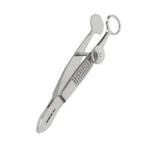 Instrument chirurgical ophtalmique manuel certifié CE pour une pincette à paupières de précision et sûre pour le chalazion, en acier inoxydable de qualité supérieure - Product Image 3