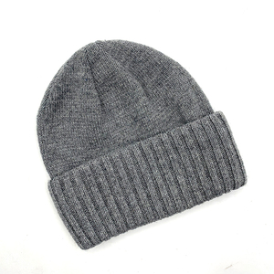 Smart Fit Structured Fabric Beanie <b>Hat</b> Men Warm Up Outdoor Training Running Folded Cuff Durable Elastic Cover - Product Image 3