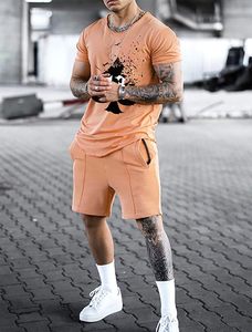 Men's Tracksuit 2 Piece Outfits Casual Summer Sport <b>Set</b> - Product Image 2