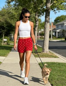 Women Lounge Workout Shorts Camouflage Print <b>Drawstring</b> Sweat Shorts Bulk Order - Product Image 6