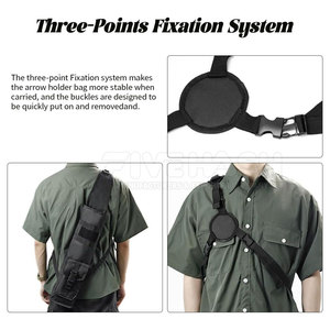 High Quality Archery Leather <b>Quiver</b> Strong Stitching Durable Material Adjustable Strap Hunting Training Outdoor Equipment - Product Image 5