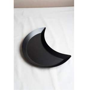 Plateau de service de luxe noir en forme de cœur, assiette décorative en métal finition mate, plateau pour petit-déjeuner, thé, café, décoration moderne pour la maison, vente en gros - Product Image 3