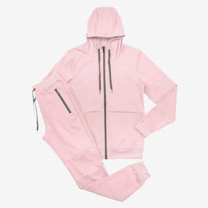 Ensemble de survêtement sport deux pièces pour homme, design OEM, 60% coton 40% polyester, molleton technique, qualité supérieure, coupe ajustée - Product Image 6