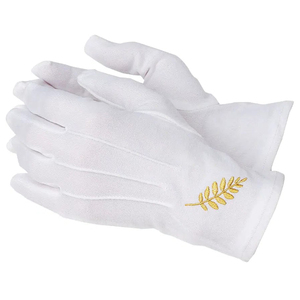 Gants d'hiver maçonniques en coton blanc de haute qualité pour le ski et les sports quotidiens - Product Image 6
