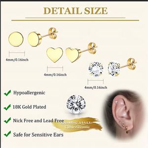 Orecchini a perno alla moda ed eleganti, comodi da indossare in molteplici occasioni, vestibilità sicura che non si staccano, migliorando lo stile - Product Image 5