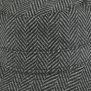 Chapeau Bob Unisexe en Mélange de Laine Gris Chevrons pour Automne Hiver, Idéal pour les Activités de Plein Air, la Pêche, la Randonnée, et le Style Décontracté – Accessoire de Mode Unisexe - Product Image 6