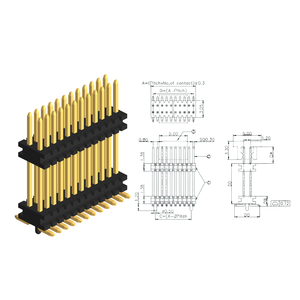 Conector de Contacto de Latón con Clasificación de 3.0A, Carcasa de Nailon, Voltaje Dieléctrico de 500V-1000V CA, Resistente a Temperaturas de -40°C a +125°C - Product Image 3