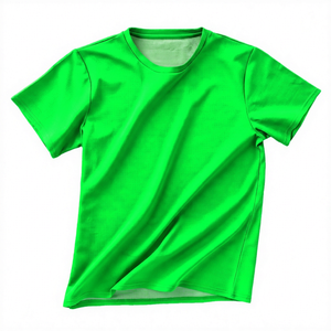เสื้อยืดเจอร์ซีย์แขนสั้นสีดำสำหรับผู้ชาย แห้งเร็ว ทรงปกติ คอกลม สไตล์ลำลอง สีพื้น ผ้าถักโพลีเอสเตอร์ - Product Image 6
