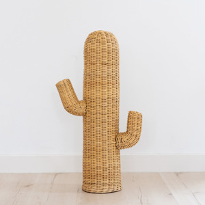 <b>Large</b> rattan cactus braided room decor organizer cheap price display ornament & <b>storage</b> <b>basket</b> - Product Image 3