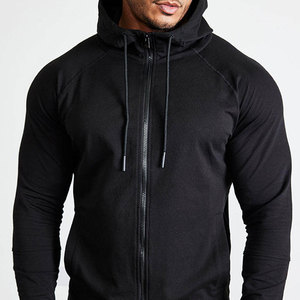 Survêtements de sport d'hiver personnalisés de haute qualité en gros, 100 % coton, séchage rapide, légers, à capuche, pour hommes, personnalisables - Product Image 6