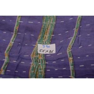 Handmade Vintage <b>Kantha</b> Quilt Indian Cotton Reversible Bedspread <b>Throw</b> Blanket Cottage Style Decor - Product Image 6