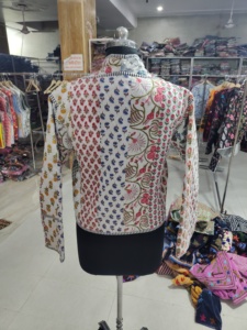 Abrigo Largo Estampado Floral para Mujer, Cuello en V, Frente Abierto, Estilo Bohemio, Prenda Exterior Informal, Manga Larga, Tela de Poliéster, REGALO PARA ELLA - Product Image 6