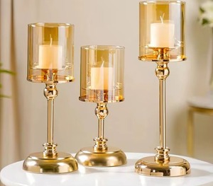 Luxury metal <b>candle</b> holder for premium home decoration collections Stylish holder for romantic <b>dinners</b> and cozy ambiance - Product Image 3