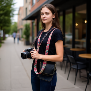 Tracolla per borsa Ilan 2,5 cm 75-145 cm regolabile per fotocamera e borsa - Product Image 2