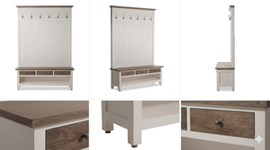 Armoire de rangement Viora en bois massif, design contemporain à bords incurvés, écologique, durable, finition naturelle, pour appartement - Product Image 6