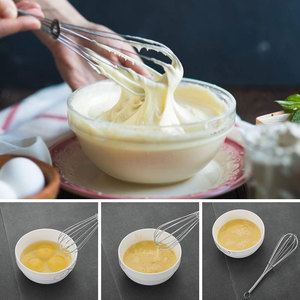 Fouet de cuisine en acier inoxydable de qualité supérieure, léger, en stock, pour usage professionnel des chefs - Product Image 6
