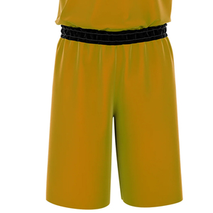 Conjunto de Camiseta de Baloncesto Amarilla Personalizada, sin Mangas, Cuello en V, Impresión Sublimada, Absorbe la Humedad, Unisex para Adultos - Product Image 2