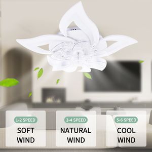 Plafoniera LED a Forma di Fiore da 27 Pollici, 40W, Dimmerabile, Motore AC, Profilo Basso, 3 Colori, 6 Velocità, Controllo Remoto e App, Tensione di Ingresso 220V - Product Image 3