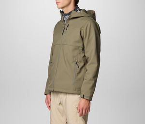 Veste softshell pour homme, résistante à l'eau, coupe-vent, respirante, pour la randonnée en plein air, le travail, durable, légère, chaude, coupe ajustée - Product Image 4