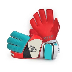 Gants de gardien de but professionnels personnalisés, paume avant en latex allemand 4 mm, dos en silicone injecté, paume plate, marque privée. - Product Image 1