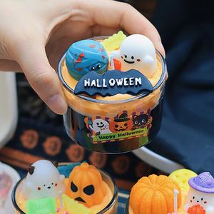 <span class=keywords><strong>Vela</strong></span> de Aromaterapia de Halloween con Fantasma Lindo y Calabaza Adornos Divertidos y Creativos para Ambiente Regalo Festivo <span class=keywords><strong>Vela</strong></span> de Calabaza Sonriente - Product Image 3